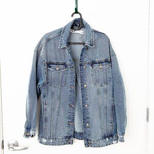 Zara Oversized Denim Jacket